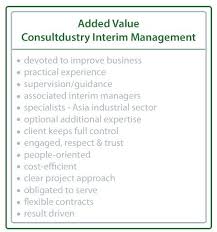 Added Value Consultdustry Executive Interim Management Services Asia Management Business Problems Ads