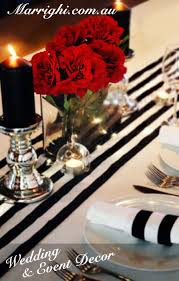 Black White Stripe Table Runners Made To Your Required Lengths Www Marrighi Com Au Sequin Table Runner Event Table Striped Table Runner