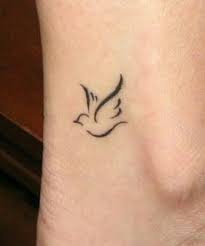 Tattoo On Pinterest Bird Tattoos Small Bird Tattoos And We Heart It Tiny Tattoos For Girls Small Dove Tattoos Cute Tiny Tattoos