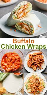 Buffalo Chicken Wrap Recipe Health Dinner Recipes Chicken Wrap Recipes Recipes