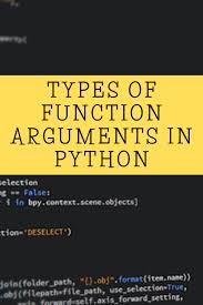 Types Of Function Arguments In Python In 2020 Argument Python Programming Python