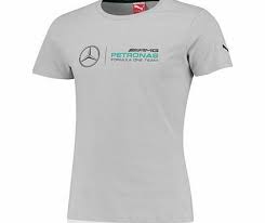 Puma Mercedes Amg Petronas 2015 Leisure T Shirt Mercedes Amg Petronas 2015 Leisure T Shirt From Puma In Silver Mer Amg Petronas Mercedes Amg Automotive Apparel
