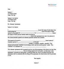 Sample Alimony Letters Lovetoknow Alimony Child Support Quotes Support Letter