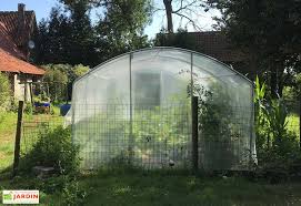 Serre Tunnel Tonneau En Polyethylene 13 5 M 4 Saisons 4 5 X 3 M Serre Tunnel Serre Et Serre Jardin