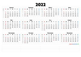 2022 blank and printable word calendar template. 12 Month Calendar Printable 2022 Calendraex Com
