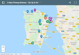 The penang maps covers the 285km of the island. The Perfect 3 Days Penang Itinerary With Maps And Tips Zip Up And Go