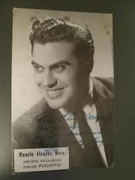 Rare SIGNED PHOTO c1950 Manolo Alvarez Mera, Bel Canto, Havana, Habana,  Puchito