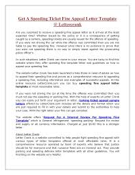 After considering an appeal and determining that appeals is the place for you, you may request an appeal by filing a written protest. Sample Letter For Speeding Fine