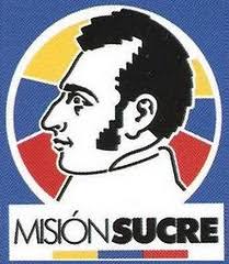 Resultado de imagen para mision sucre pnfa administracion