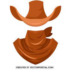 Cowboy Hat And Bandana Cowboy Hats Vector Free Bandana
