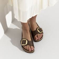Birkenstock orthopädie gmbh & co. Toffee Birko Flor Birkenstock Madrid Grosse Schnalle Schmal