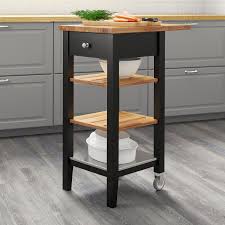 stenstorp kitchen trolley, black brown