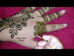Latest Unique And Stylish Mehndi Design Easy Mehndi Design For Hand Arham Mehndi Designs Youtube Mehndi Designs Henna Designs Hand Henna Designs Easy