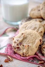 The crunch comes from the pecans and coconut, but the cookie itself is chewy. Butter Pecan Cake Mix Cookies Bunny S Warm Oven