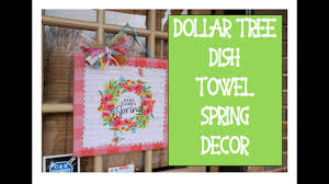 Check spelling or type a new query. Dollar Tree Dish Towel Spring Decor Youtube