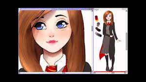 Ginny weasley has long thick straight hair. Speed Painting Ginny Weasley Youtube