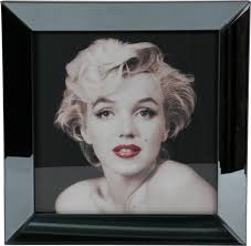 Cadre de miroir Marilyn Monroe ' Glamour' 40 x 40 cm