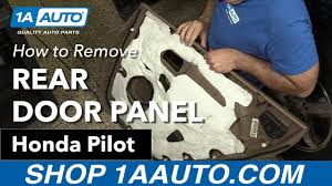 I remembered reading in the pilot brochure something about it having extra features in the door to . Locked Rear Passenger Door Honda Pilot Honda Pilot Forums