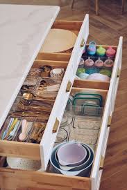 Good idea for utensil drawer organizer gearon hoffman home. Kitchen Organization How To Organize Your Kitchen Drawers The Pink Dream