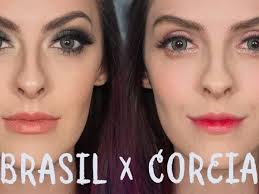 Maquiagem Coreana Vs Brasileira