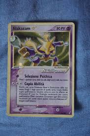 Some whiting on the back but is in good shape otherwise. Alakazam Gold Star 99 100 Catawiki