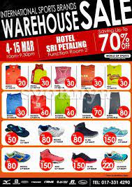 Follow world of sports malaysia on facebook for all the latest product updates, events and promotions. Sell World Of Sports Warehouse Sale 2015 For Branded Sportwear Shoes Clearance Hotel Sri Petaling Mar 2015