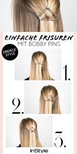 Beauty Trend 3 Einfache Frisuren Mit Bobby Pins Die Super Stylish Aussehen Bobby Frisuren Beauty