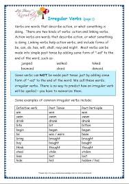 Grade 3 Grammar Topic 39 Irregular Verbs Worksheets Verb Worksheets Verb Words Grammar Worksheets