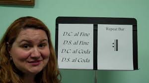 Repeat Signs Part 2: D.C. al Fine D. S. al Coda Da Capo Dal Sengo piano  music