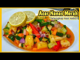 609 resep acar nanas ala rumahan yang mudah dan enak dari komunitas. Resep Acar Nanas Merah Pelengkap Nasi Kebuli Youtube