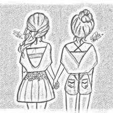 43 Trendy Drawing Love Easy Tekenen Best Friend Drawings Bff Drawings Drawings Of Friends
