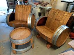 Attach the whiskey barrel to the base using 3 inch wood screws. 135 Wine Barrel Furniture Ideas You Can Diy Or Buy Photos