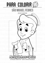 O nome miguel em arabe. Sao Miguel Febres Para Colorir Amiguinhos De Deus