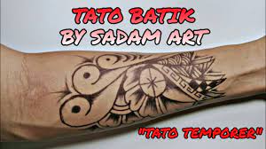 Gambar tattoo, gambar tattoo, bikin gaya lebih stylish dengan gambar tato temporer… Buat Tato Batik Sendiri Tato Temporer Keren Youtube