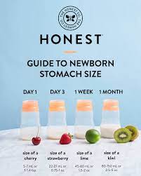 The Honest Company Honest Guide To Newborn Stomach Size Facebook