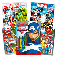 Marvel avengers, mickey mouse jumbo coloring book lot of 4 mixed assorted youth. Marvel Avengers Coloring Book Super Set With Crayons 3 Jumbo Books Over 260 Pages Total Featuring Captain America Thor Hulk Iron Man And More Walmart Com Walmart Com