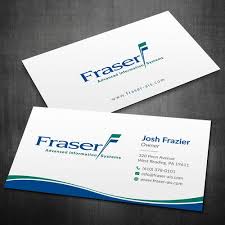 Minimalism has been an ongoing trend for years—from with canva's collection of simple business card templates, designing in minutes is possible. Simple Business Card For Technology Company Business Card Contest 99designs