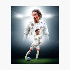 Modrić plays mainly as a central midfielder but can also play as an attacking. Wandbilder Luka Modric Redbubble