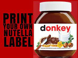 Say hello to the hazelnut spread that we all know and love. Print Your Own Nutella Label Travel Croatia Guide Nutella Label Nutella Croatian Recipes