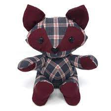 Keepsake Memory Fox Large Stuffed Animal Made From Your Clothing Hospital Blanket Favorite T Shirt Baby Clothes Fox Stuffed Animal Keepsake Bear Baby Keepsake