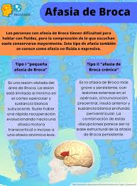Afasia de broca é um tipo de afasia não fluente, assim chamada porque a produção da fala é hesitante e trabalhosa. Afasia De Broca Las Incosame Cognitivo Conductual Facebook