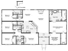 Overall, two bedroom mobile homes are great for new homeowners, retirees, and single you can browse all of our two bedroom manufactured and modular homes below. 180 Mobile Home Floor Plans Ideas Mobile Home Floor Plans Floor Plans House Floor Plans