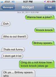 The first one to pack up and leave has to take all the kids. Knock Knock Boyfriend Jokes