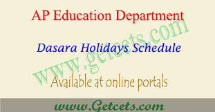Ap Dasara Holidays 2021 For Schools Colleges In Andhra Pradesh