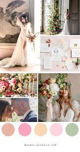 Choosing your wedding color palette will be one of your first tasks when it comes to planning your wedding. Top 5 Summer Wedding Color Palettes Magnolias On Silk