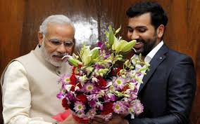 Rohit sharma house & property (rohit sharma house address?): Rohit Sharma Meets Pm Modi Invites Him For His Wedding Sports News