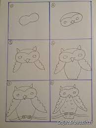 Comment dessiner un hibou facilement ? - Objectif dessin