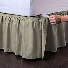 Cheap bed skirt, buy quality home & garden directly from china suppliers:hotel bed skirt wrap around elastic bed shirts without bed surface twin /full/ queen/ king size 38cm height for home decor white enjoy free shipping worldwide! Amazon Com Ashton Detachable Bedskirt Queen Size Cream 21 Drop Easy On Easy Off Ruffled Bed Skirt By Shopbe Bedskirt Ruffle Bed Skirts Ruffle Bedding
