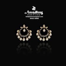 Pretty In Pearls Try This Designer Chandbali Earrings This Season To Get Noticed In Every Season By Am Bridal Fashion Jewelry Pearl Jewels Heritage Jewellery