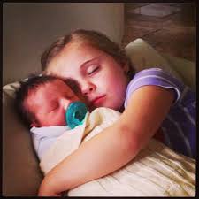 Five-Year-Old Girl Doesn't Want Her Baby Brother to Grow Up